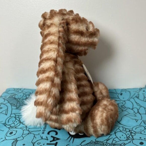Jellycat BASHFUL LUXE BUNNY JUNIPER Medium Rare Plush soft NWT and Dust Bag - Picture 4 of 5